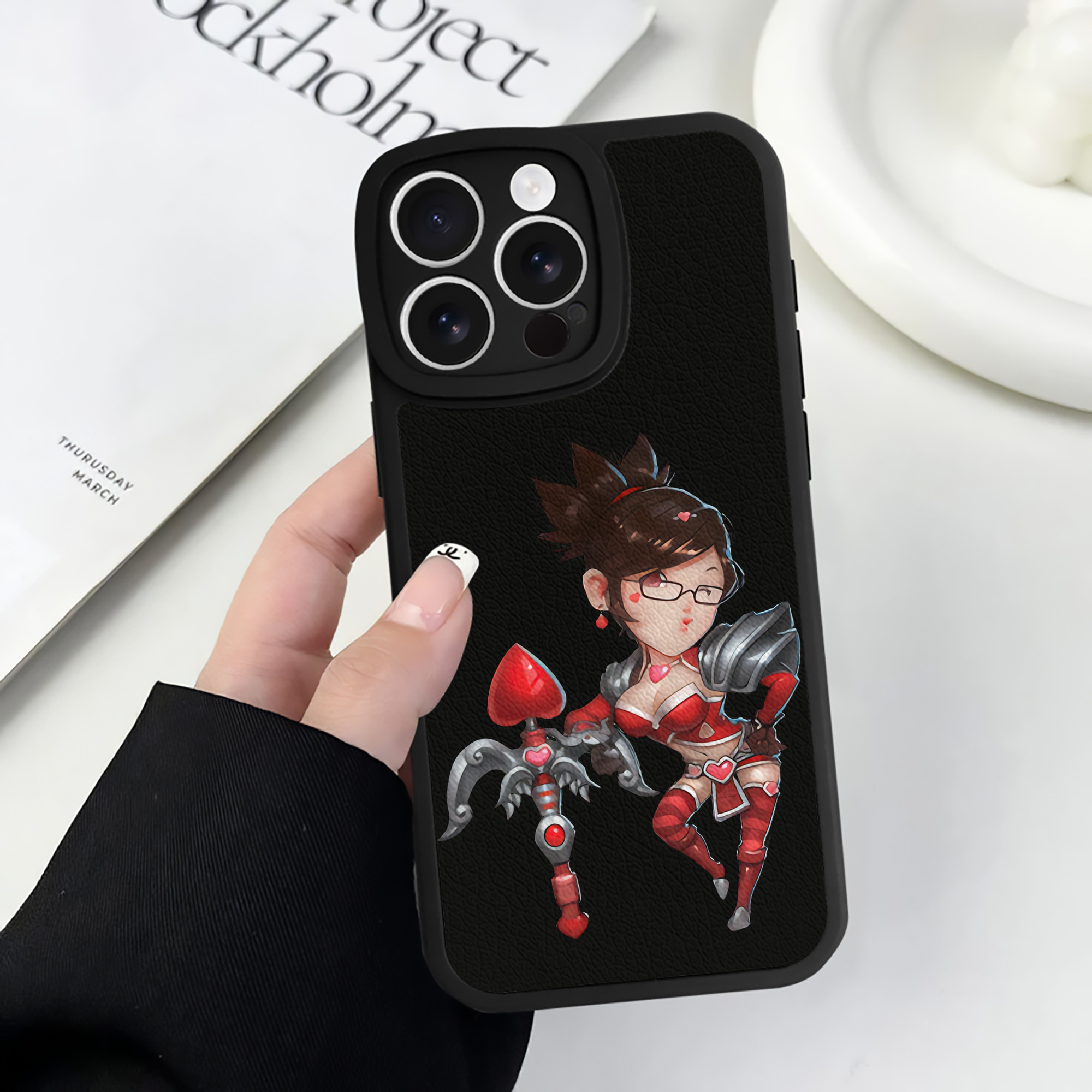 （画像用） リーグ・オブ・レジェンド League of Legends LOL 【iPhone 16シリーズ対応】シリコンスマホケース（レザー調） 材質：シリコン
